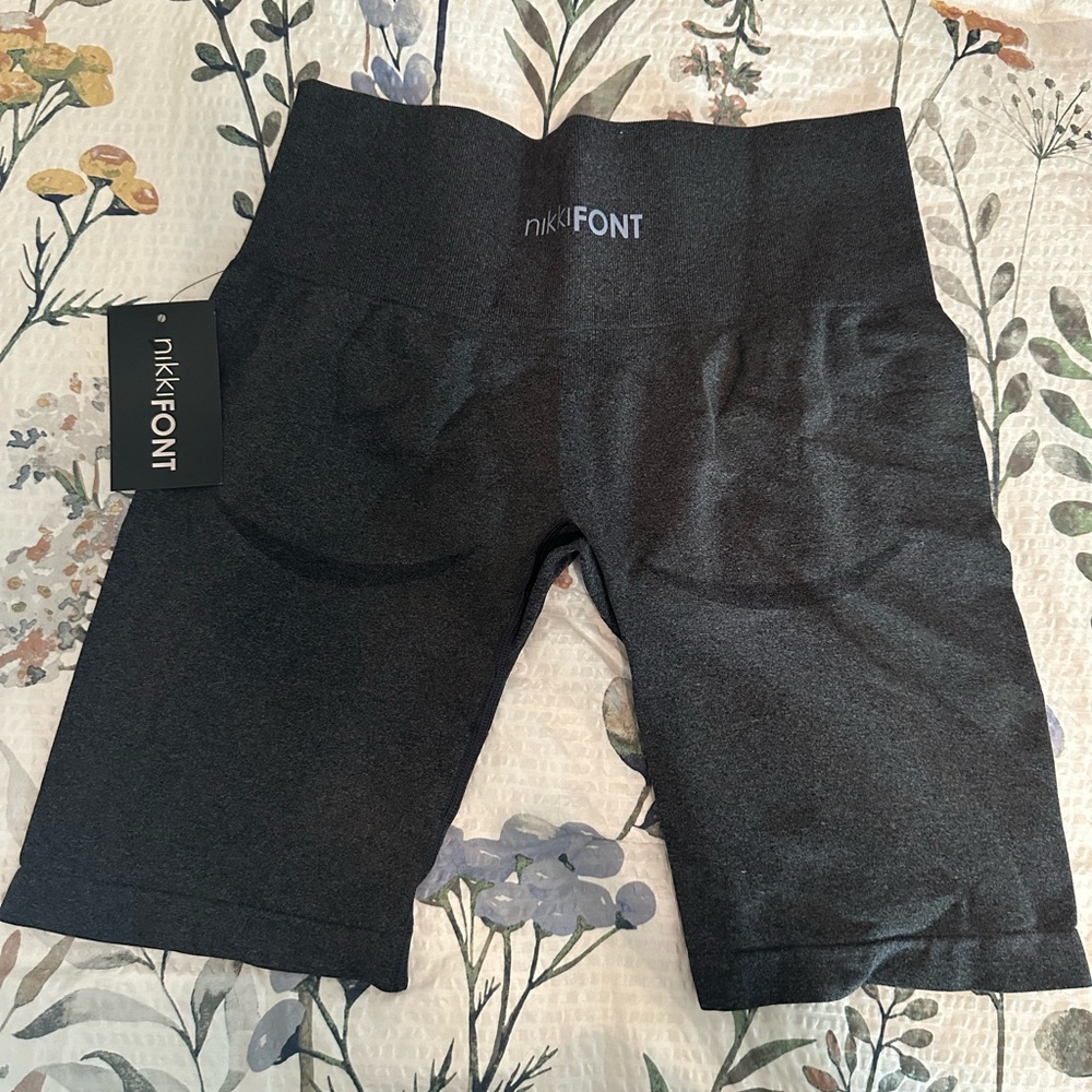 Nikki Font Women's Black Athletic Shorts